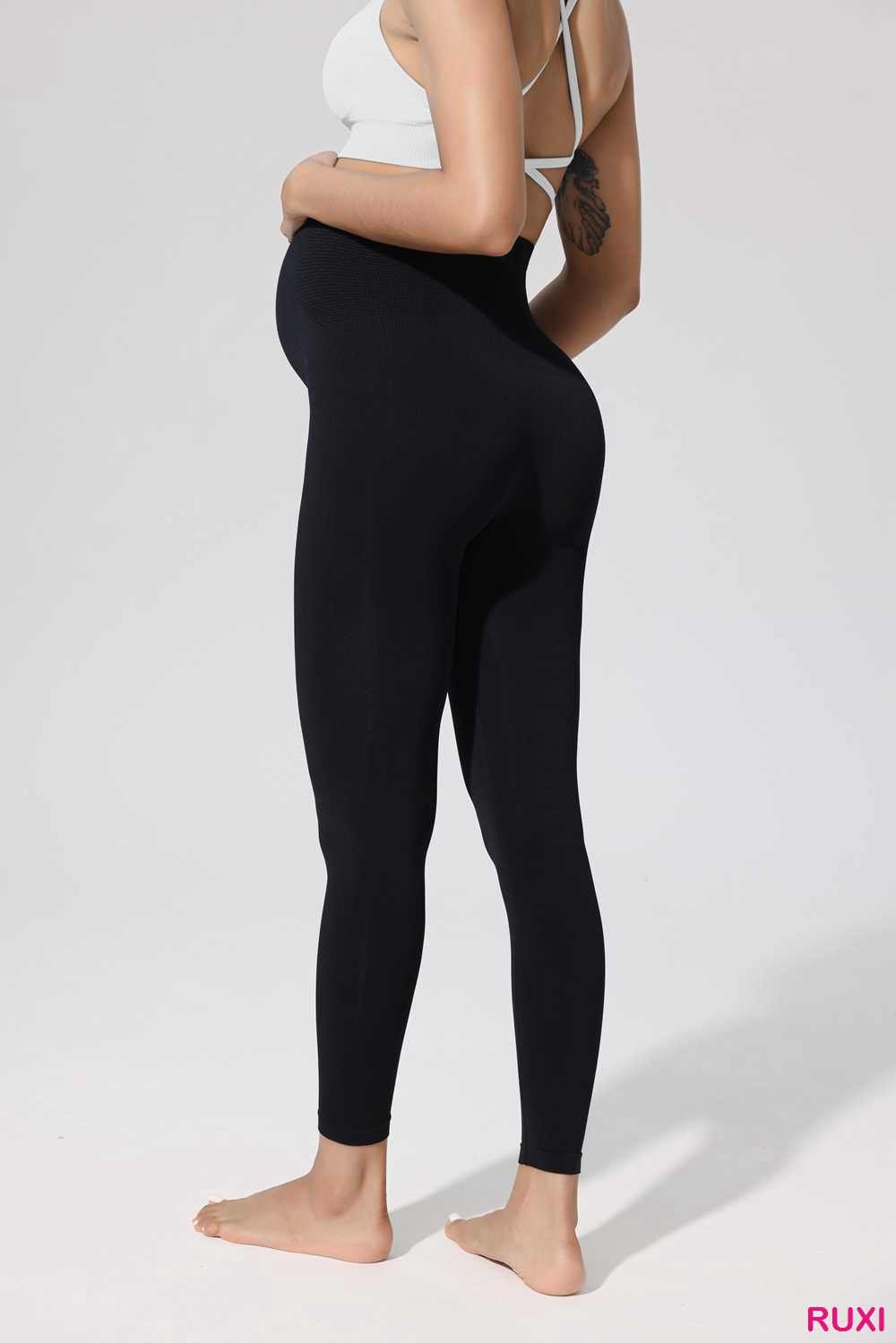 Black and Grey Yoga Pants-Comfortable-Stylish Ruxi rb0714