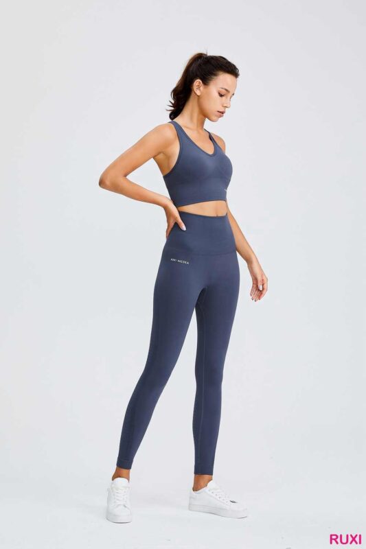 Cropped Top-Yoga Pants Set for Women Ruxi ra1346