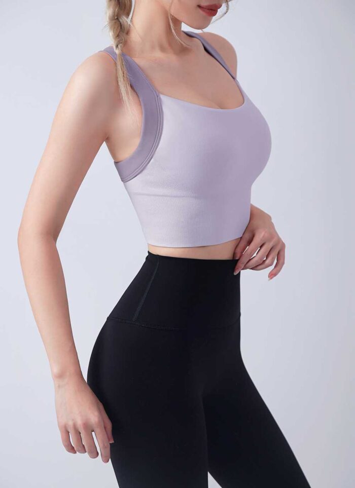 Eco-Friendly Yoga Bra with Organic Cotton Ruxi N997