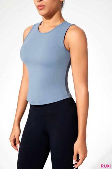 Fitted Gym Vest-Slim Fit Athletic Wear Ruxi rf0284