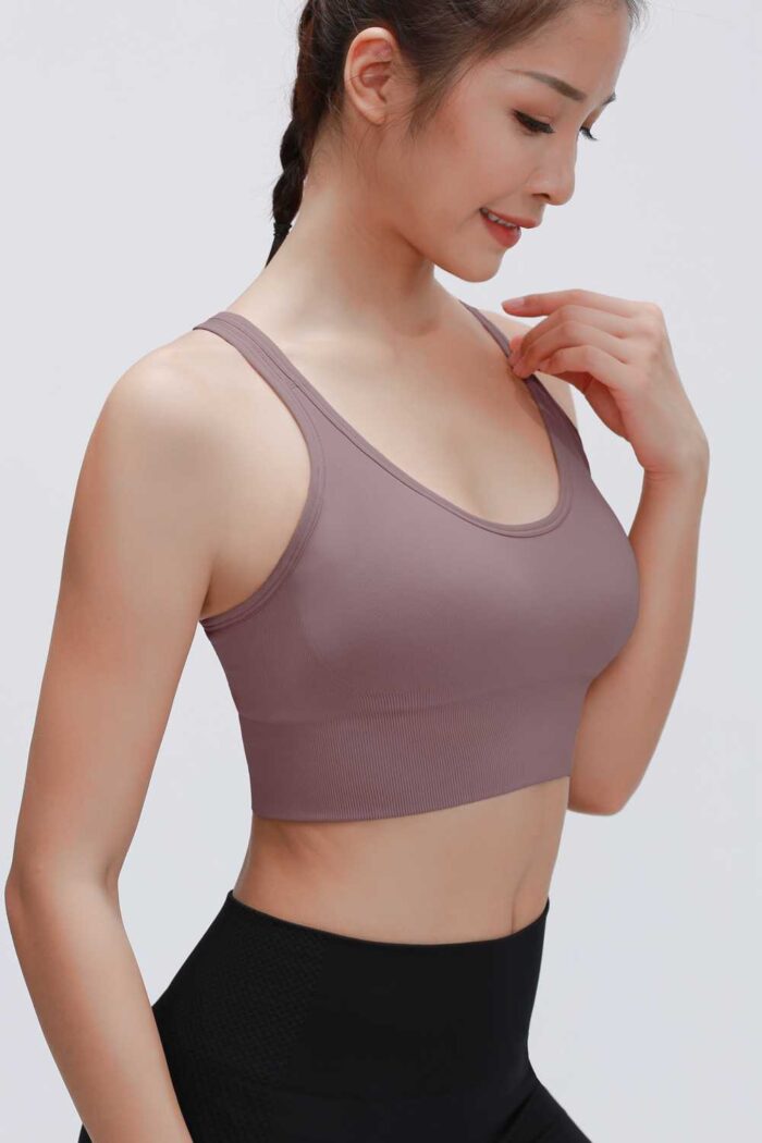 High Support Yoga Bra Sports Bra Vest Style Design Ruxi N301