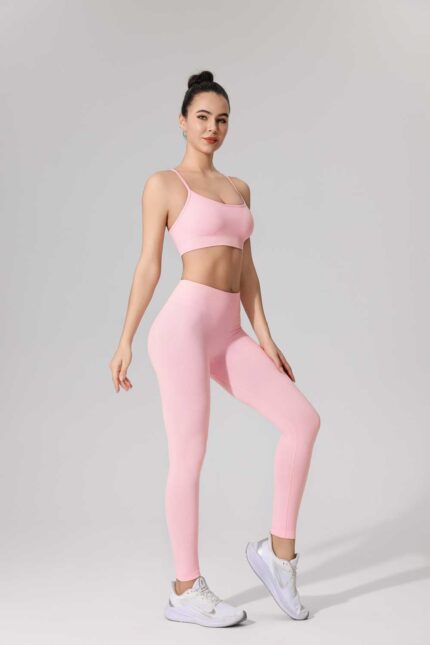 High-Waisted Yoga Leggings Seamless Hip Line Design Ruxi K1373