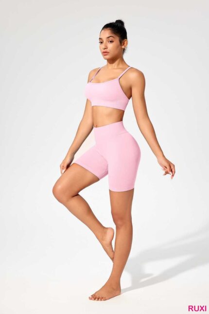 Hot Pink Flare Leggings for Women Ruxi ra0494