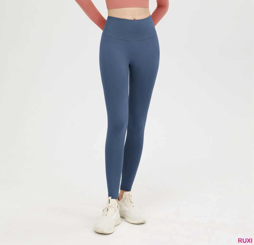 Maroon High-Waist Yoga Leggings Ruxi ra1310