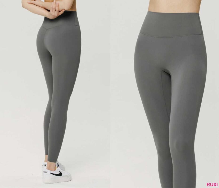 Pink Fold Over Yoga Pants for Women Ruxi rb0420