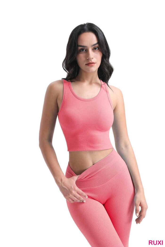 Ribbed Flare Yoga Pants for Women Ruxi rb0354