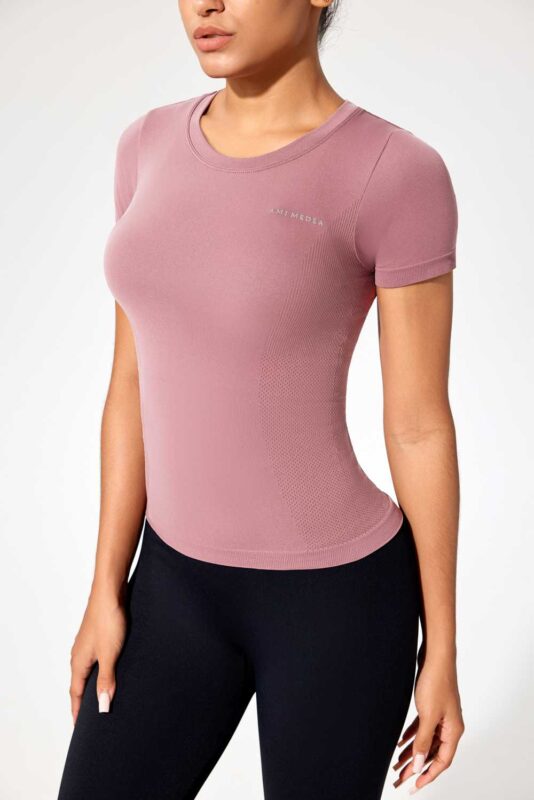 Seamless Short Sleeve Yoga Shirt Ruxi T315