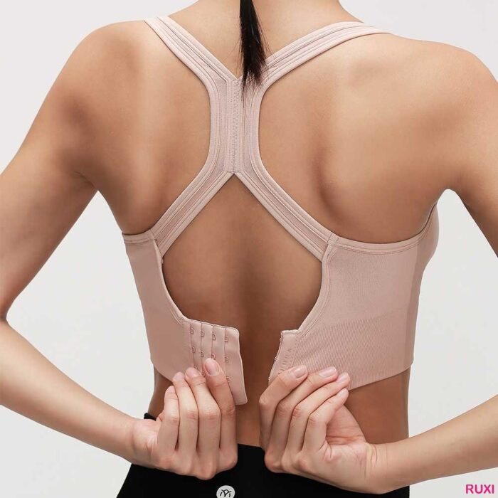 Strappy Sports Bra-Stylish Supportive Fitness Wear rc0021