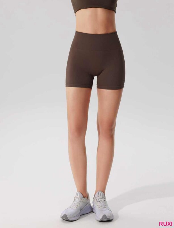 Tan Athletic Performance Shorts Ruxi rd0769