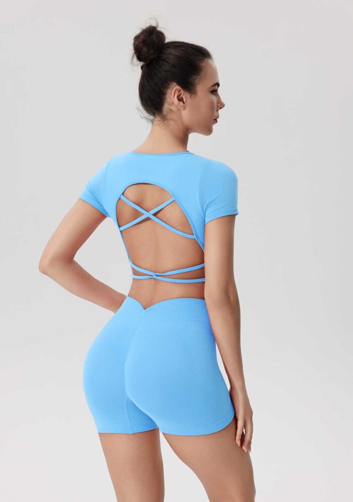 Track Suits with Built-in Chest Pad Sexy Back Design Ruxi T1340