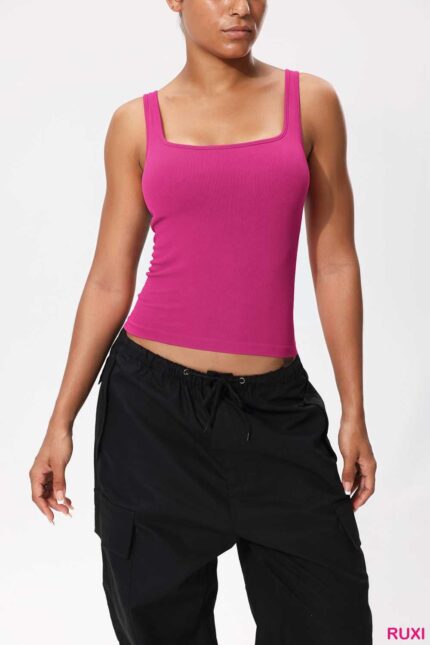 Womens Cropped Workout Tops-Stylish Comfortable Ruxi rb0208