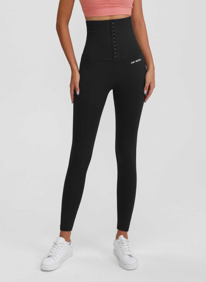 Women's Ribbed Yoga Leggings for a Textured Look Ruxi K637-9