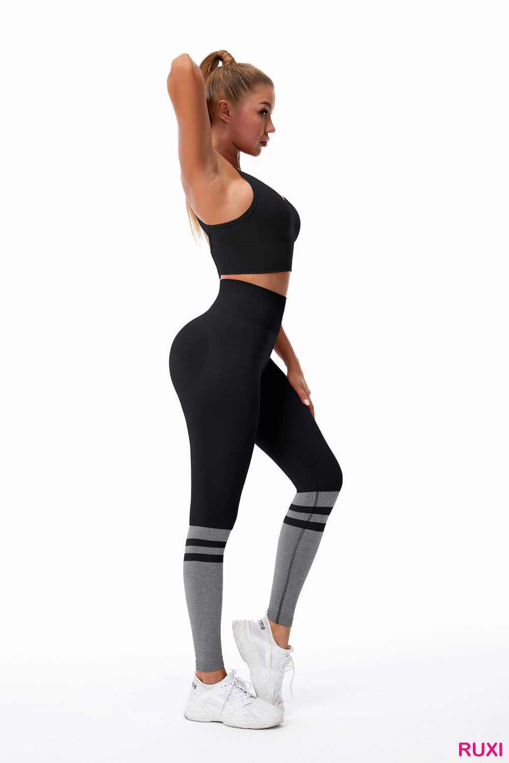 Yoga Leggings and Top Set-Comfortable-Stylish Ruxi rb0571