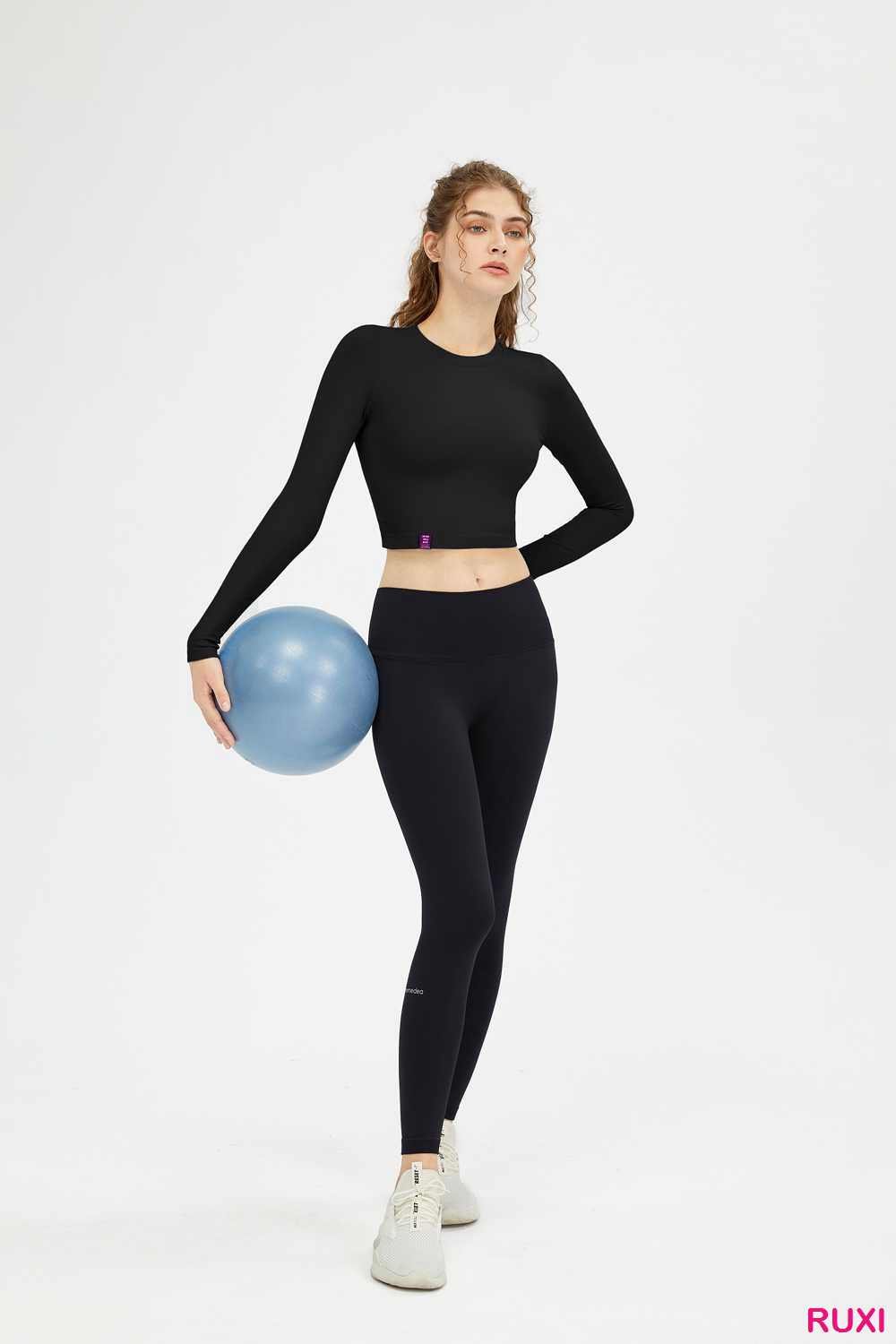 Yoga Pants-Crop Top Set Stylish-Comfortable Ruxi ra1418